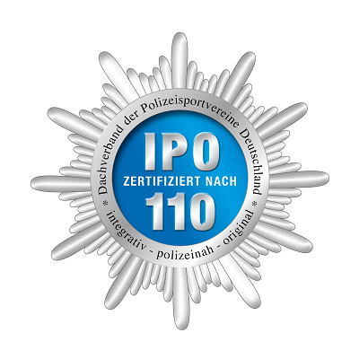 Zertifiziert nach IPO 110 mit dem Gütesiegel des Dachverbandes der Polizeisportvereine Deutschlands
integrativ – polizeinah - original